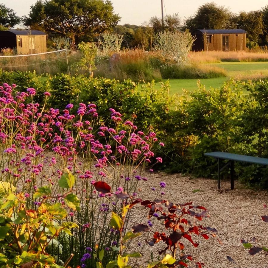 The Oaks Glamping - Magpie Half Shepherds Hut Hotel Colkirk ภายนอก รูปภาพ